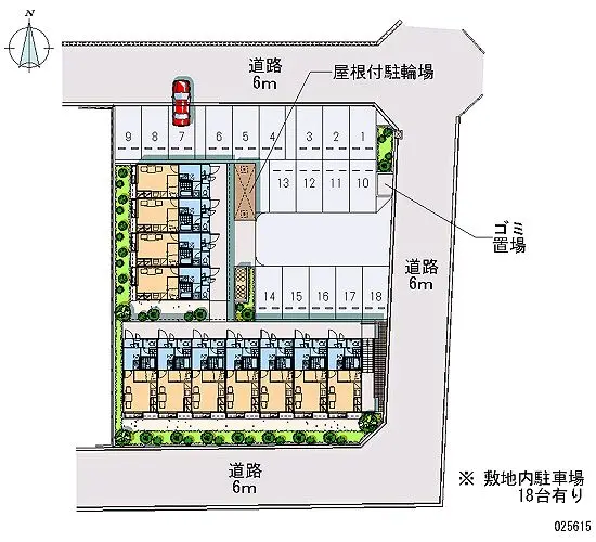 ★手数料０円★春日井市出川町３丁目　月極駐車場（LP）